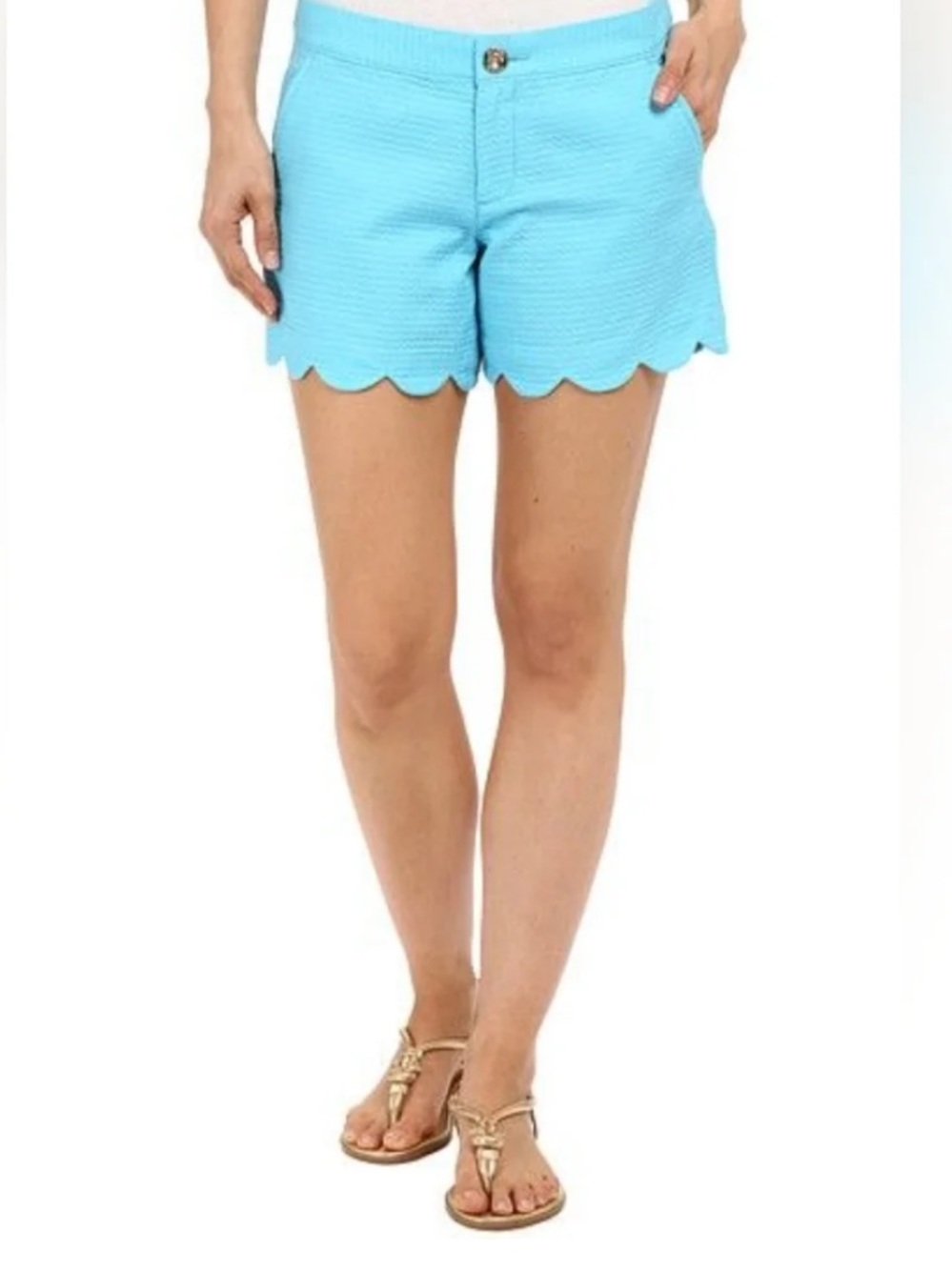 Lilly Pulitzer Bright Blue ButterCup Shorts Sz 2
